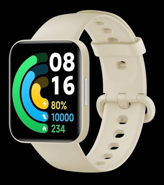 «Уникальные» умные часы Redmi Watch 2 в чёрном, синем и белом корпусах показали целиком на официальных рендерах